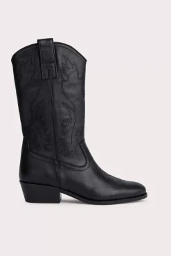 Lucky Black Nappa Leather
