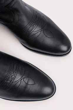 Lucky Black Nappa Leather