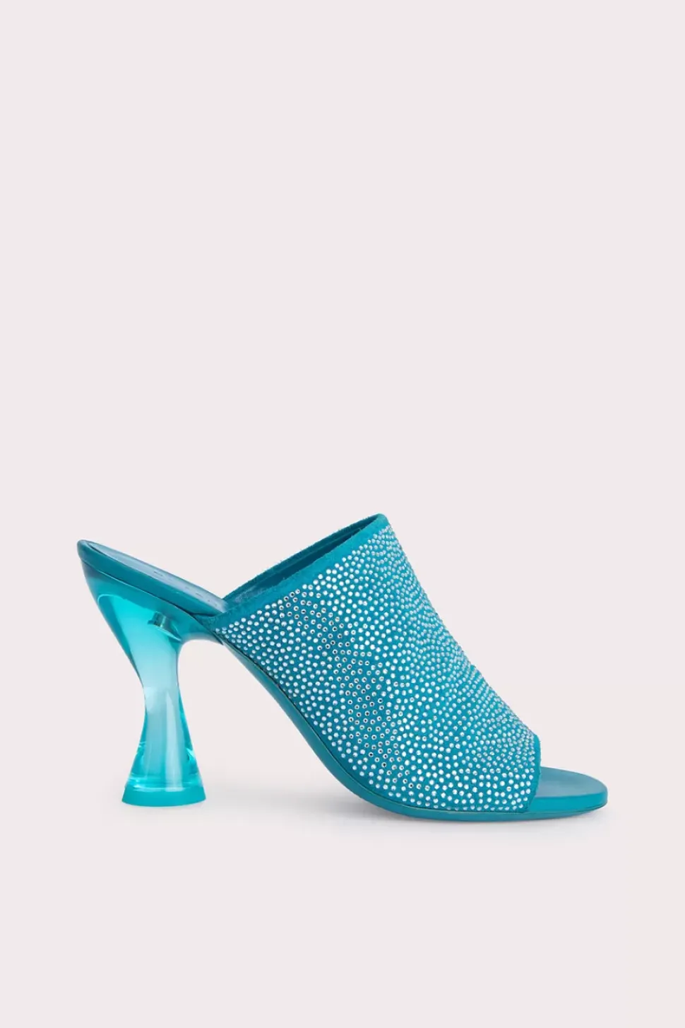 Luz Azur Suede And Crystals