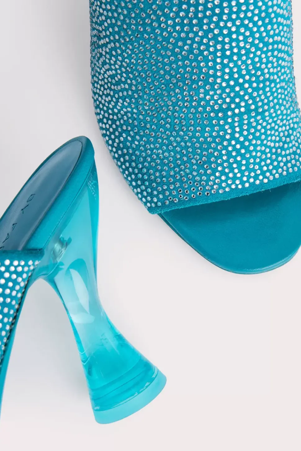 Luz Azur Suede And Crystals