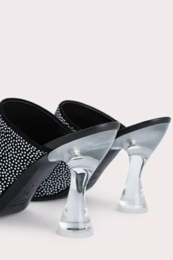 Luz Black Suede And Crystals