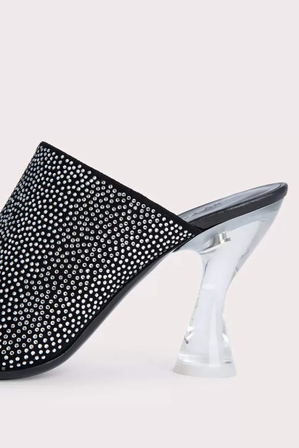 Luz Black Suede And Crystals