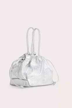 Malmo Silver Metallic Leather