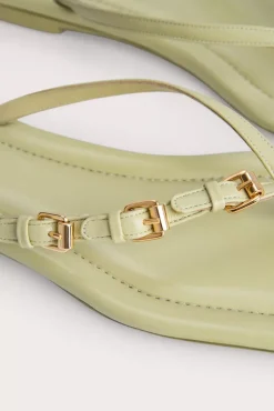 Mare Olive Gloss Leather
