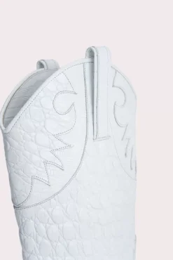 Melvin Optic White Croco Lizard Leather