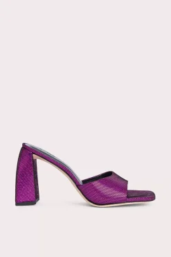 Michele Fuchsia Disco Dot Leather