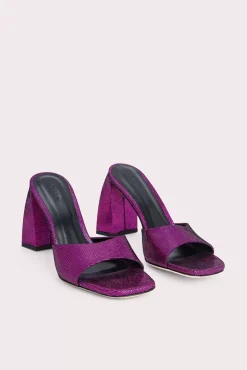 Michele Fuchsia Disco Dot Leather