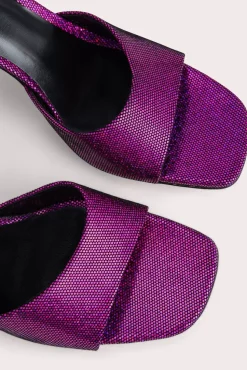 Michele Fuchsia Disco Dot Leather