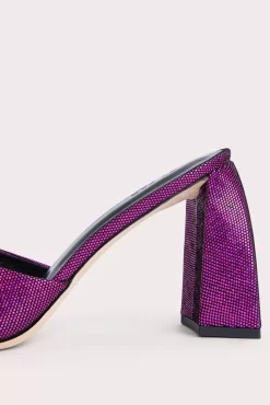 Michele Fuchsia Disco Dot Leather