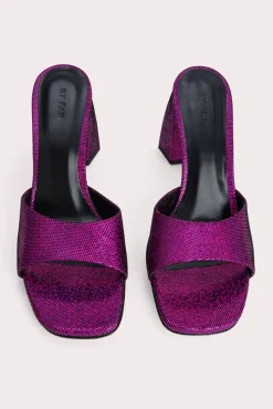 Michele Fuchsia Disco Dot Leather