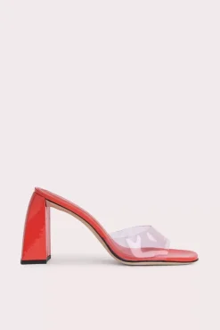Michele Lipstick And Flame Pvc And Patent Leather