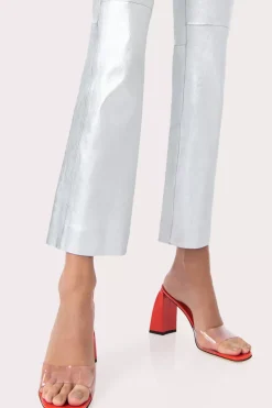 Michele Lipstick And Flame Pvc And Patent Leather