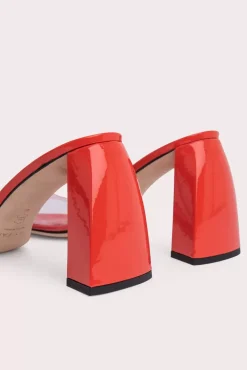 Michele Lipstick And Flame Pvc And Patent Leather
