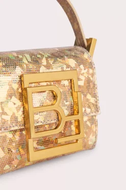 Micro Fran Disco Ball Hologram Leather