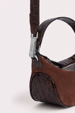 Mini Ami Sequoia Croco And Suede Leather