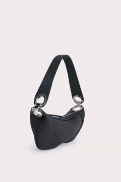 Mini Amira Black Flat Grain Leather