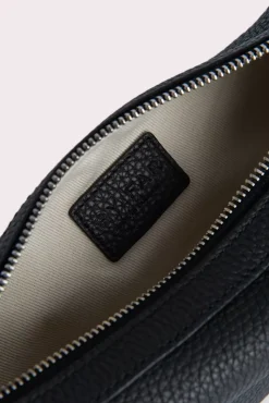 Mini Amira Black Flat Grain Leather