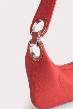Mini Amira Coral Flat Grain Leather