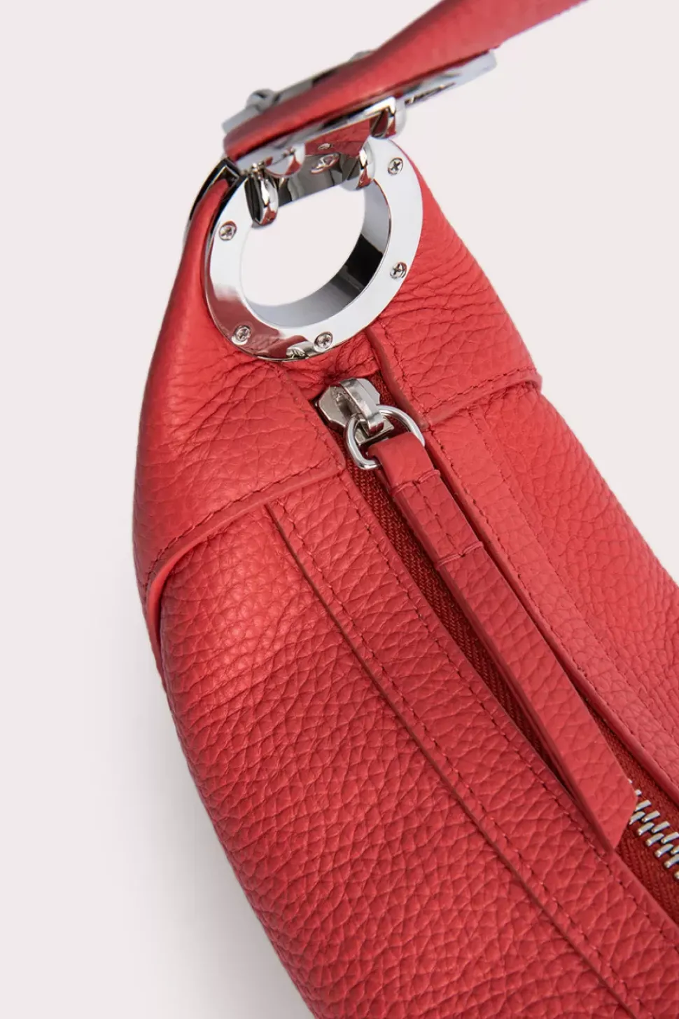 Mini Amira Coral Flat Grain Leather