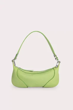 Mini Amira Lime Green Flat Grain Leather
