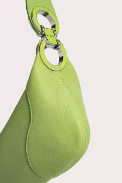 Mini Amira Lime Green Flat Grain Leather