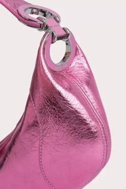 Mini Amira Lipstick Metallic Leather