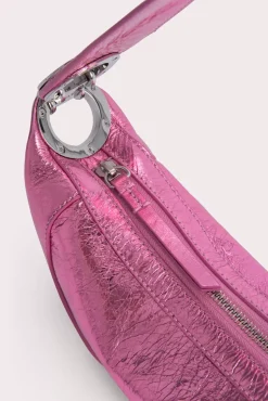Mini Amira Lipstick Metallic Leather