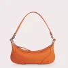 Mini Amira Papaya Flat Grain Leather