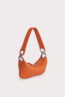 Mini Amira Papaya Flat Grain Leather