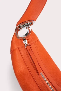 Mini Amira Papaya Flat Grain Leather