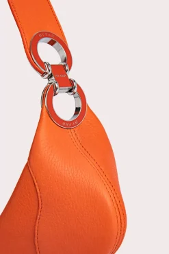 Mini Amira Papaya Flat Grain Leather