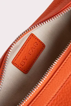 Mini Amira Papaya Flat Grain Leather