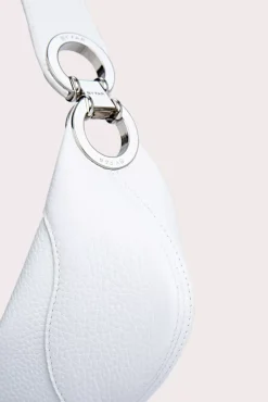 Mini Amira White Flat Grain Leather