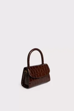 Mini Nutella Croco Embossed Leather