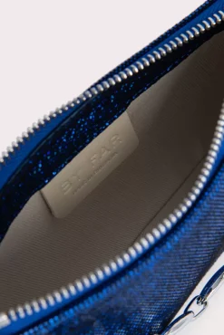 Mini Rachel Blue Disco Dot Leather
