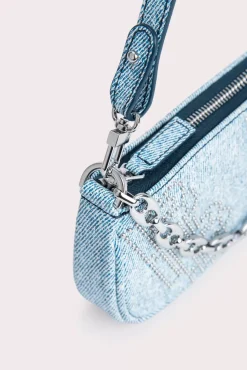Mini Rachel Denim Stud Leather