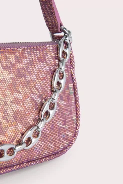 Mini Rachel Disco Violet Hologram Leather