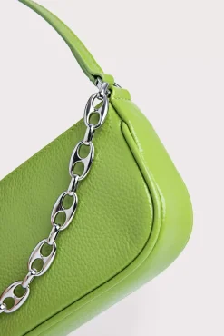 Mini Rachel Pistachio Gloss Grained Leather