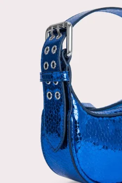 Mini Soho Blue Flagstone Leather