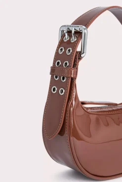 Mini Soho Chocolate Patent Leather