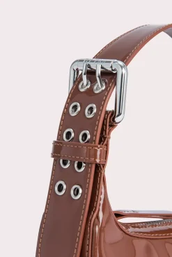 Mini Soho Chocolate Patent Leather