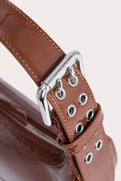 Mini Soho Chocolate Patent Leather