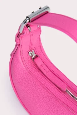Mini Soho Hot Pink Flat Grain Leather