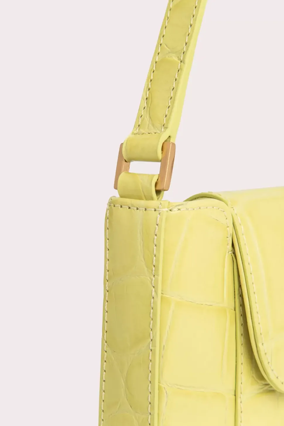 Miranda Apple Maxi Croco Embossed Leather