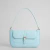 Miranda Ice Circular Croco Embossed Leather