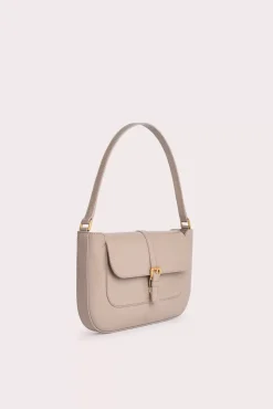 Miranda Khaki Semi Patent Leather