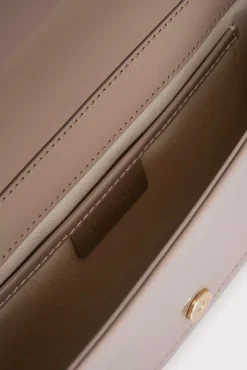 Miranda Khaki Semi Patent Leather