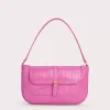 Miranda Lipstick Maxi Croco Embossed Leather