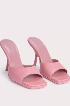 Mora Pink Grained Leather