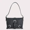 Murphy Black Flat Grain Leather